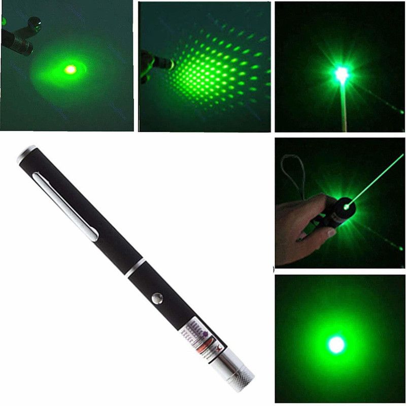 Aarsh Enterprise Green Laser Light Powerful Disco Pointer Pen Laser Pen  (310 nm, Multicolor)