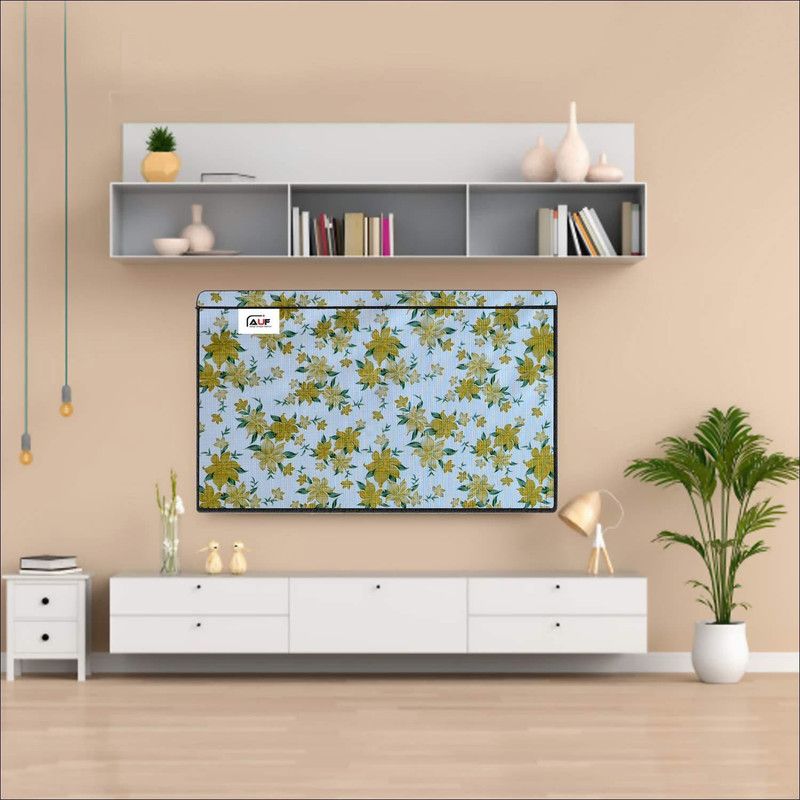 AAVYA UNIQUE FASHION 2 layer dust proof smart LED LCD TV monitor cover for 49 inch LED=LCD=LED =TV Monitor/COVER - TV06/LED/LED49inch  (Multicolor)
