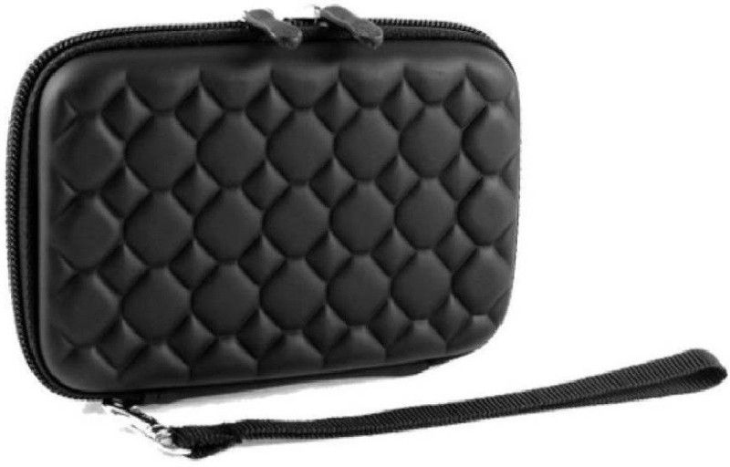 Teratech Artificial Leather 2.5 inch Inch Pouch  (For 1 TB External Hard Disk Drive ( For 2.5 Inch, Black)