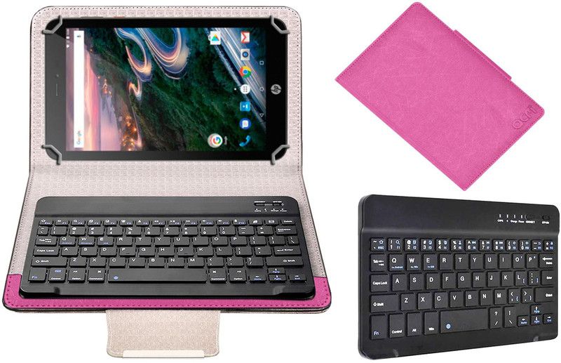 ACM Keyboard Case for Hp Pro 8  (Pink, Cases with Holder)