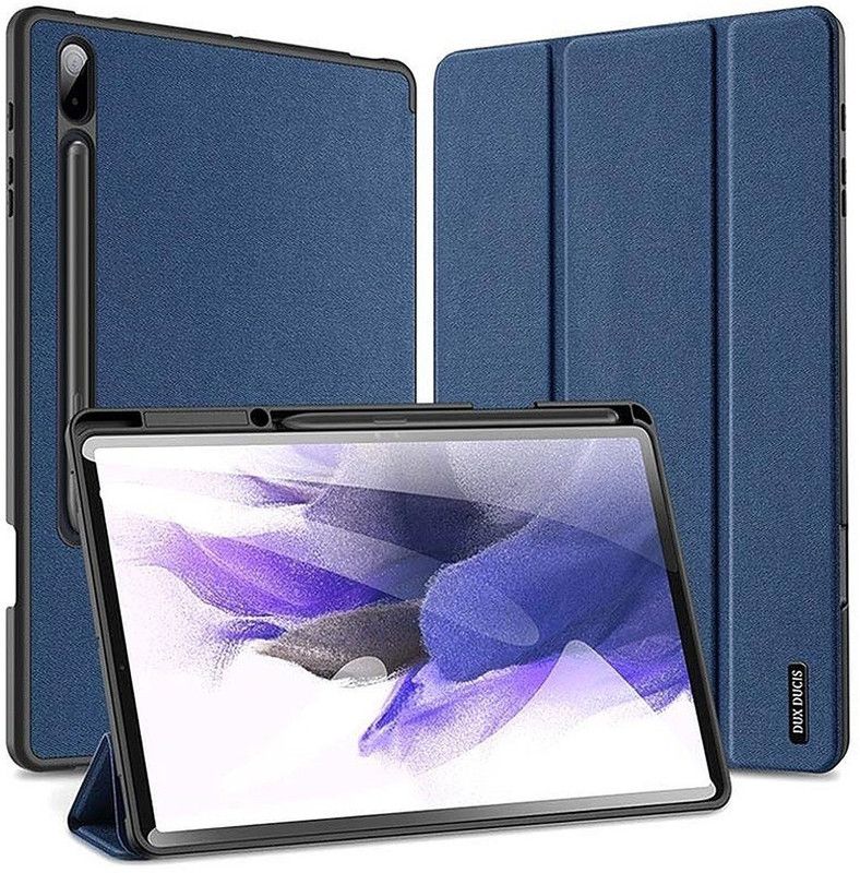 Dux Ducis Flip Cover for Samsung Galaxy Tab S7 FE, Samsung Galaxy Tab S7 FE  (Blue, Dual Protection, Pack of: 1)
