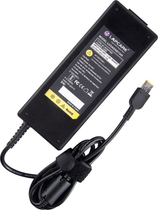 LAPCARE Adapter Compatible With Lenovo-ThinkPad-T470p-Notebook-135W-20V-6.75A-(USB) 135 W Adapter