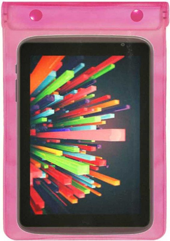 ACM Pouch for Swipe 3D Life Plus  (Pink, Waterproof, Silicon)