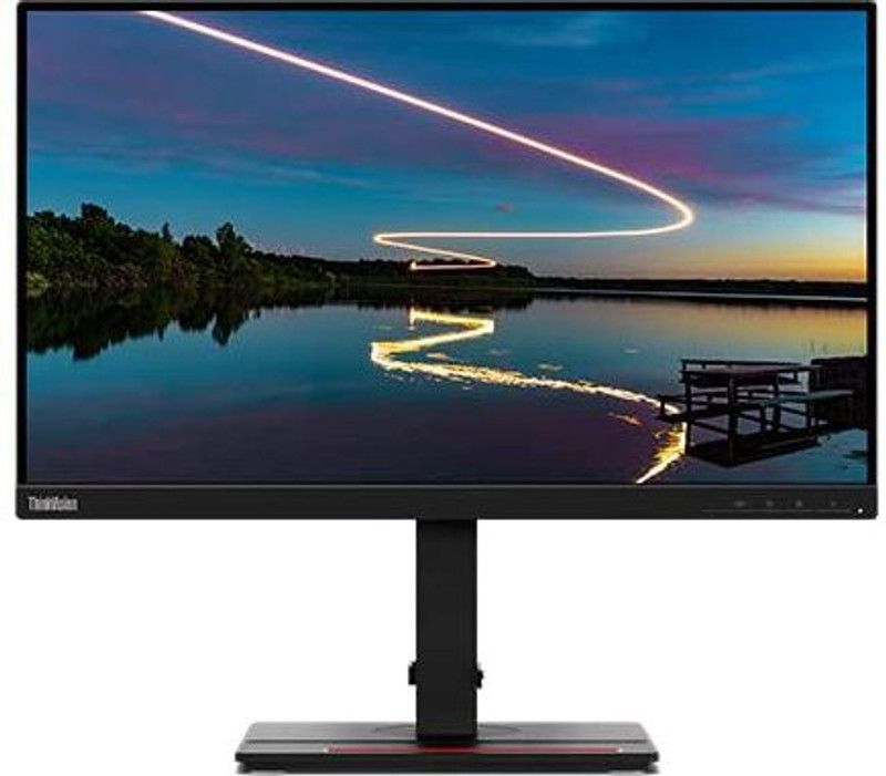 Lenovo Thinkvision T series 23.8 inch Full HD LED Backlit IPS Panel Monitor (ThinkVision T24m-20 23.8” (60.45cms) FHD IPS (1920x1080) Monitor, HDMI, DP & USB)  (Response Time: 4 ms)