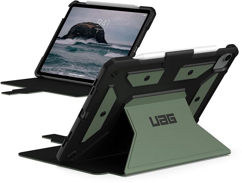 Urban Armor Gear Flip Cover for iPad Pro 11-inch (4/3/2/1 Gen) | iPad Air 10.9-Inch (5/4 Gen)  (Green, Pack of: 1)