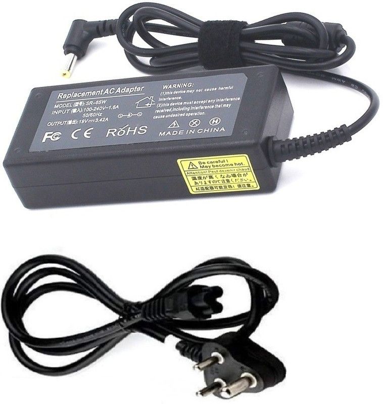SellZone 65W 19V 3.42A Pin 5.5X1.7MM Laptop Charger Adapter For Aspire 4520-5141 65 W Adapter  (Power Cord Included)