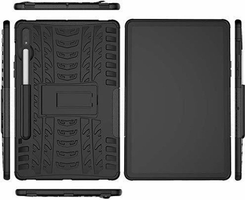 MoreFit Back Cover for Samsung Galaxy Tab S7+ SM-T970  (Black, Rugged Armor)