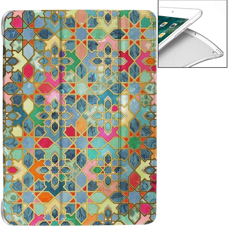 DuraSafe Cases Front & Back Case for iPad PRO 11 Inch 1st Generation 2018 Smart Adjustable Stand Feature Printed design Flip Case  (Multicolor, Shock Proof)