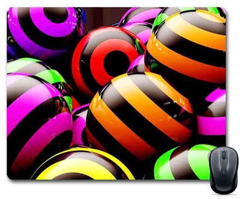FABTODAY Designer Abstract Anti-Skid Mouse Pad for Desktop, Laptop, Computer and Gaming (Product ID - 0150) Mousepad  (Multicolor)