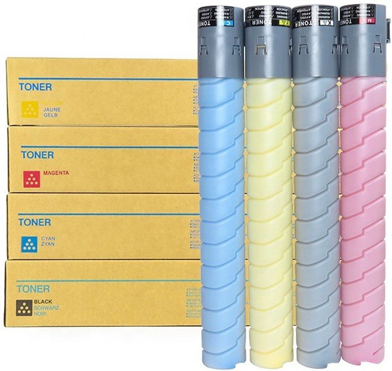 vevo toner cartridge Tn223 (4 Color-Set ) Compatible For Konica Minolta C226,C256,C266,C7222,C7226 Black + Tri Color Combo Pack Ink Toner