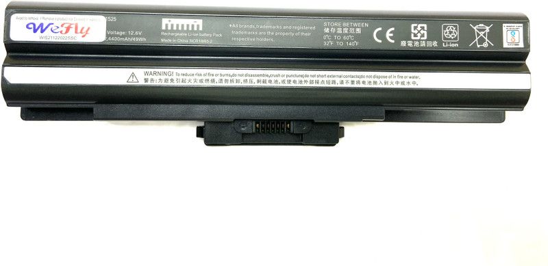 WEFLY Laptop Battery Compatible for Sony VAIO VGN-SR25S/B 6 Cell Laptop Battery