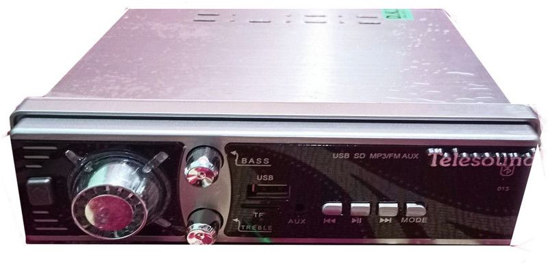 Ephemeral Indian Car Stereo Player With USB Port, SD Cards, Bluetooth, AUX car Stereo FM Radio  (Silver, Black)