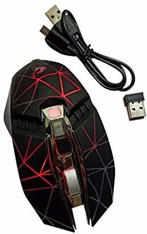 Bestow BT-GM51 Wireless Optical Gaming Mouse  (Bluetooth, 2.4GHz Wireless, Black)