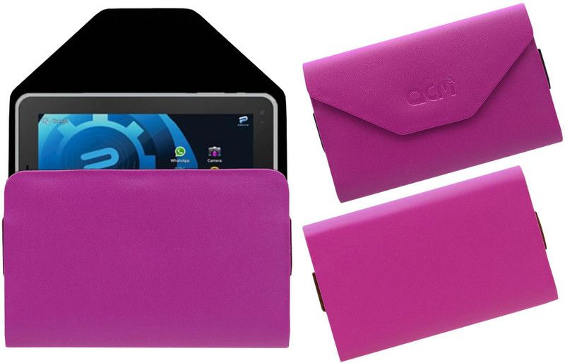 ACM Pouch for Bsnl Penta T-Pad Ws707c  (Pink, Cases with Holder, Pack of: 1)