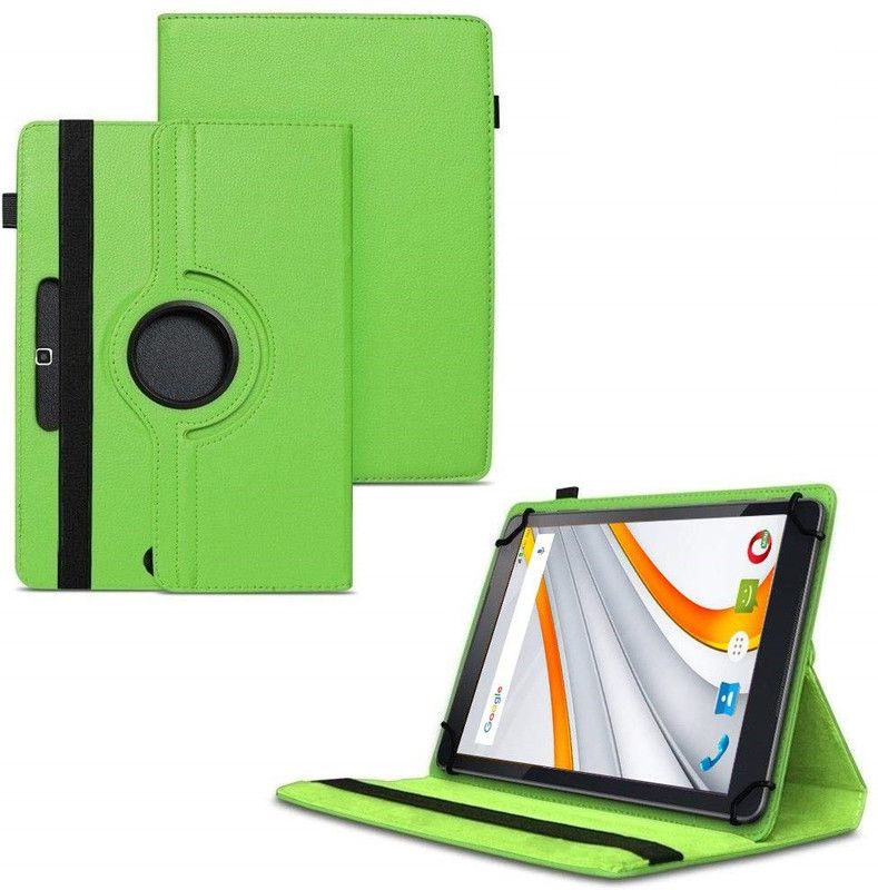 TGK Flip Cover for Swipe Blaze 4G VoLTE 7 inch Tablet 360 Degree Rotating Case  (Green, Shock Proof, Pack of: 1)