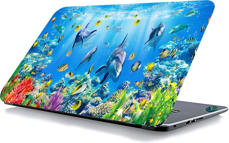 qthinfra QTH DYNAMIC DESIGN LAPTOP STICKER 15.5 Inch QTH-L10-1057 VINYL Laptop Decal 15.5