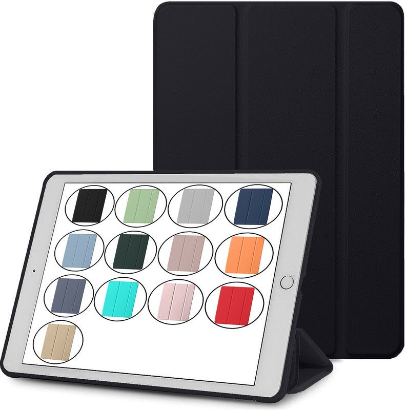 DuraSafe Cases Front & Back Case for iPad 7th 8th 9th Gen 2019 / 2020 / 2021 - 10.2 Inch [ iPad 9 8 7 ] Auto Sleep/Wake TPU Case  (Black, Shock Proof, Pack of: 1)