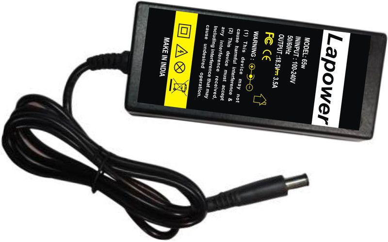 Lapower PH PAVILION ED494AA#ABA, ED495AA laptop charger 65 W Adapter (Power Cord Included) 65 W Adapter  (Power Cord Included)