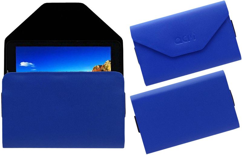 ACM Pouch for Datawind Ubislate 7dcx Plus  (Blue, Cases with Holder, Pack of: 1)