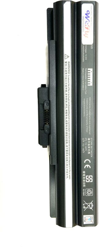 WEFLY Laptop Battery Compatible for Sony VAIO VGN-SR12G/B 6 Cell Laptop Battery