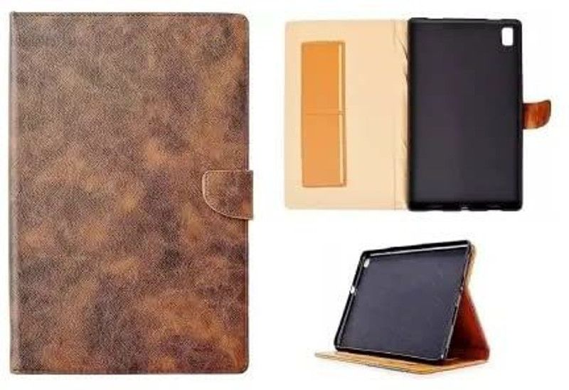 S-Softline Flip Cover for Redmi Pad 10.61 Inch (2022), Smudge-Resistant  (Brown, Pack of: 1)