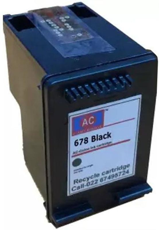 AC 678 Black Ink Cartridge CZ107AA 678 Bk Black Ink Cartridge