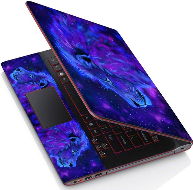 POINT ART 3d lion Vinyl Laptop Decal 15.6