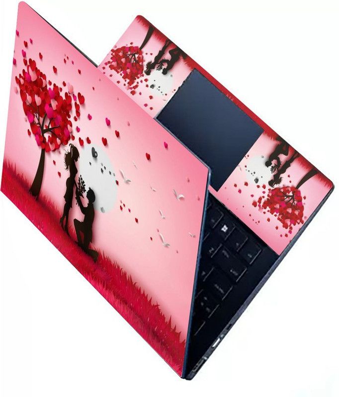 KALARKARI Laptop Skin Love-proposal Premium Matte vinyl HD printed Easy to Install Laptop Skin/Sticker/Decal/Vinyl/Cover for all size laptops upto 15.6 vinyl Laptop Decal 15.6
