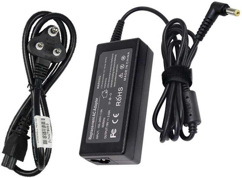 SellZone 65W 19V 3.42A Pin 5.5X1.7MM Laptop Charger Adapter For Acer Aspire E5-521G 65 W Adapter  (Power Cord Included)
