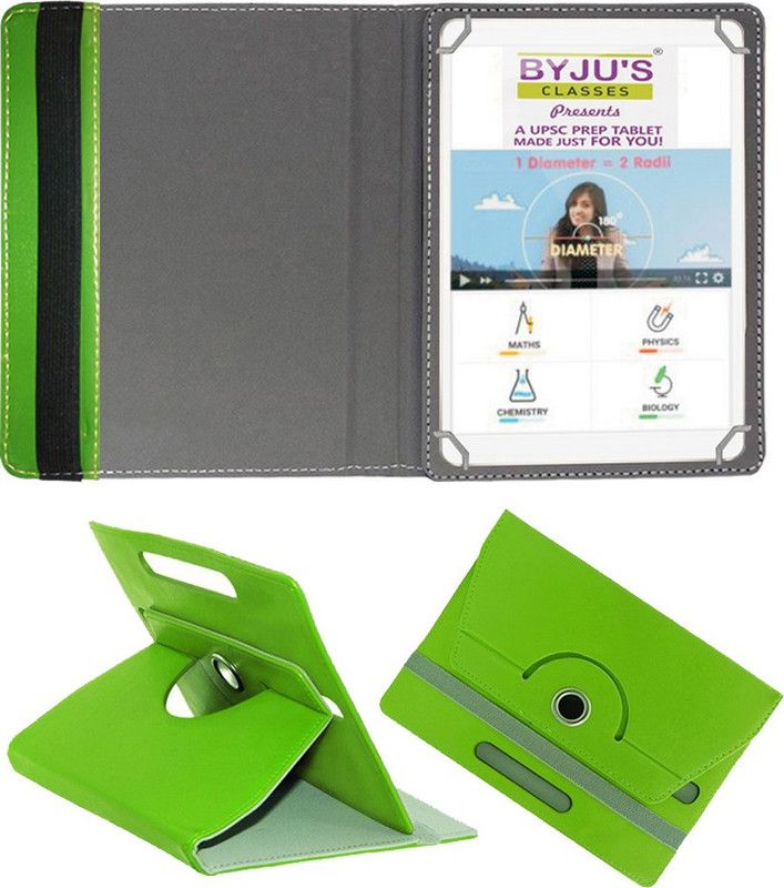 Fastway Flip Cover for Byju Learning Tab 10.1 Inch  (Green, Cases with Holder)