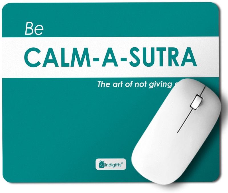 Indigifts Mousepad for Laptop and Computer_S-MPDRBBK01RTMP-OWS19026 Mousepad  (Green)