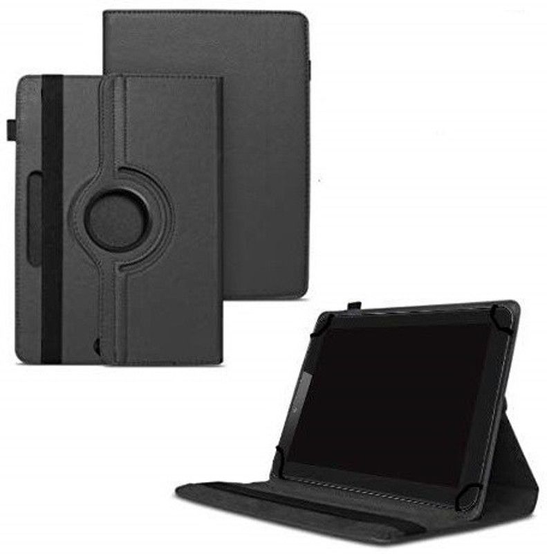 HARITECH Flip Cover for Amazon Fire HD 10 (10.1 Inch) (Modal 2017 & 2019)  (Black, Grip Case)