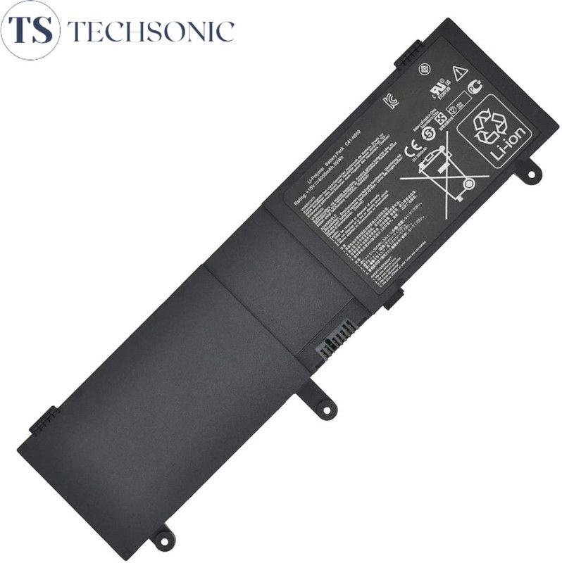 TechSonic N550 N550JA N550JV N550J N550X47JV N550X47JV-SL N550JK Q550L P/N. 4 Cell Laptop Battery