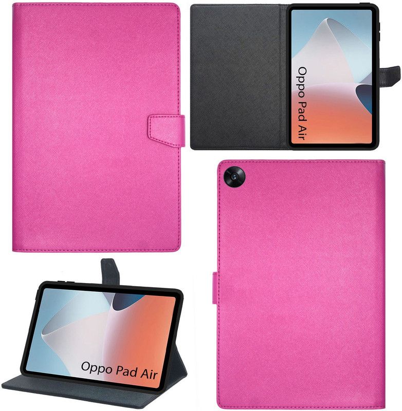 Gizmofreaks Flip Cover for Oppo Pad Air  (Pink, Cases with Holder, Pack of: 1)
