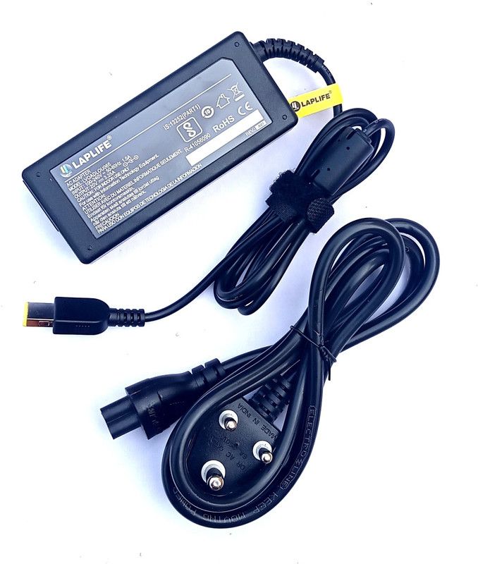 Laplife 20V 3.25A 65W USB PIN Leno PRO With 1.5 Meter power Cable. 65 W Adapter  (Power Cord Included)