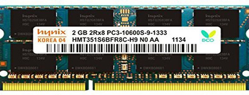 Hynix 1333MHz DDR3 2 GB Laptop Hynix 2GB DDR3 1333MHz SODIMM Laptop Ram (HMT125U6TFR8C)  (Blue)