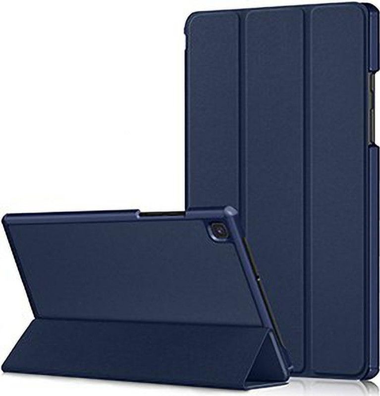 GALARIX Flip Cover for Samsung Galaxy Tab A7 10.4"2020-[SM-T500 / T505/ T507] Ultra Slim Microfibre Lining-N BLUE  (Blue, Dual Protection)