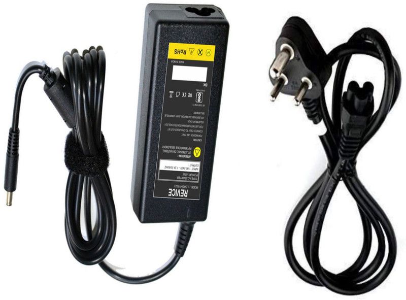 Revice Laptop charger for dell A065R064L,A065R064L-DL01 2.31a 19.5V Pin size 4.5 x 3.0mm 45 W Adapter  (Power Cord Included)