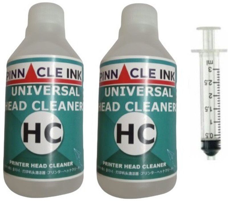 PINNACLE Head Cleaning Solution for printers Tri-Color Ink Cartridge, All Inkjet Printer, Head Cleaner, Printer Head Cleaner, Cartridges Head Cleaner White Ink Bottle