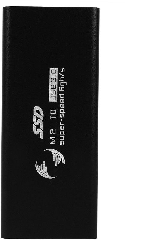 ANDTRONICS M.2 Sata to USB 3.0 SSD Portable Casing / Enclosure M2 Sata 2.5 inch HDD Enclosure  (For m2Sata-case, Black)