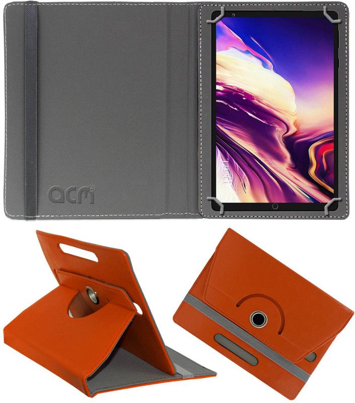 ACM Flip Cover for I kall N17  (Orange, Cases with Holder, Pack of: 1)