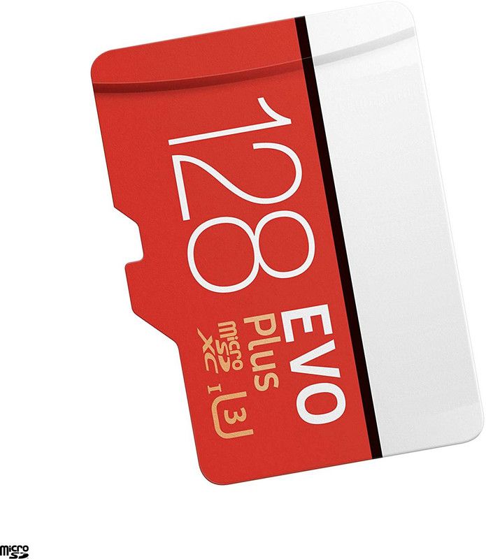 Shop New EVO Plus™ MicroSD UHS-I U3 4K UHD Card 128 GB MicroSD Card Class 10 95 MB/s Memory Card