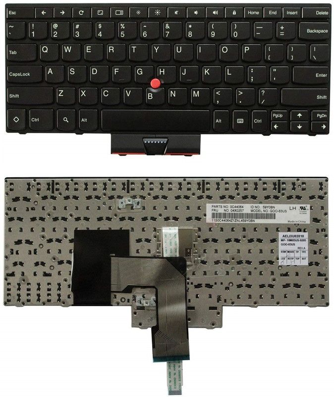 TECHCLONE IBM LENOVO EDGE THINKPAD E120, X121e, X130e, X131E, Internal Laptop Keyboard  (Black)