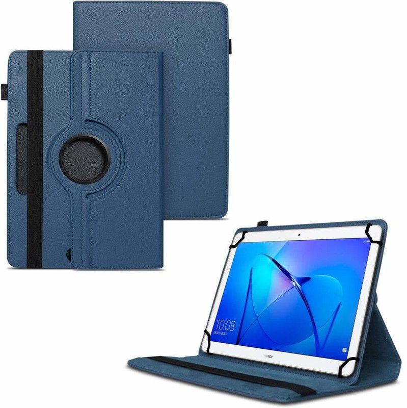 TGK Flip Cover for Honor Play Pad 2 Tablet (8-inch) with Rotating Leather Stand Case  (Blue, Shock Proof, Pack of: 1)