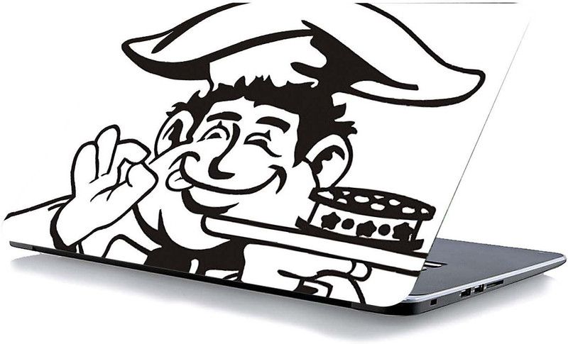 qth LINE ART LAP-0416 VINYL Laptop Decal 15.6