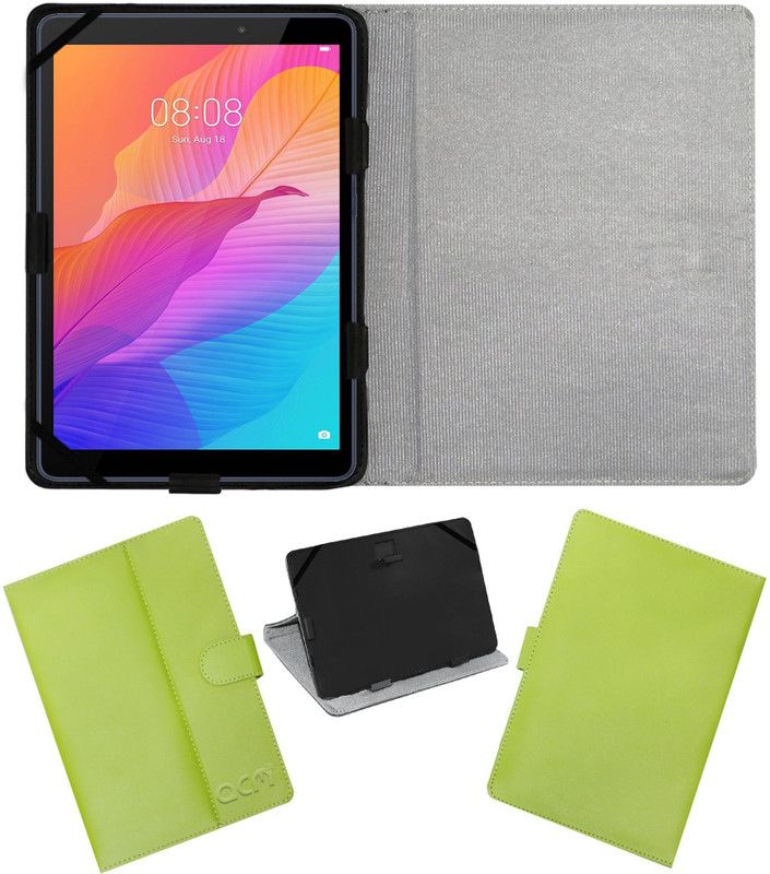 ACM Flip Cover for Huawei Matepad T8 Kob2-L09  (Green, Cases with Holder, Pack of: 1)