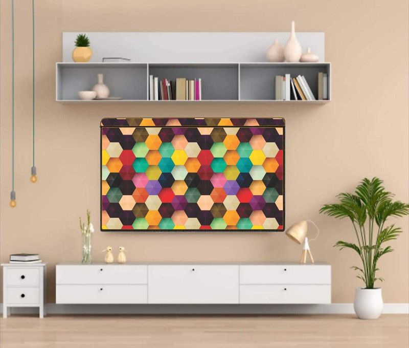 JAI AMBEY for 43 inch PRINTED NON WOOVWN LAMINATED - PATHAR  (Multicolor)