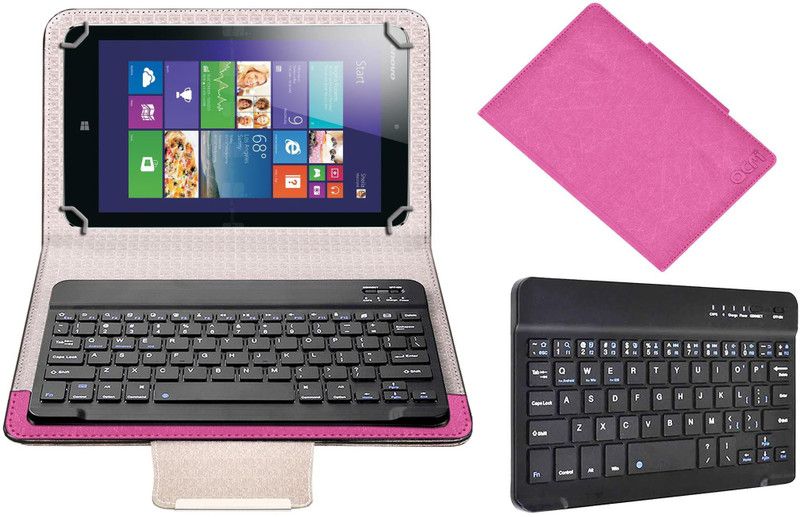 ACM Keyboard Case for Lenovo Ideatab Miix 2 8  (Pink, Cases with Holder)