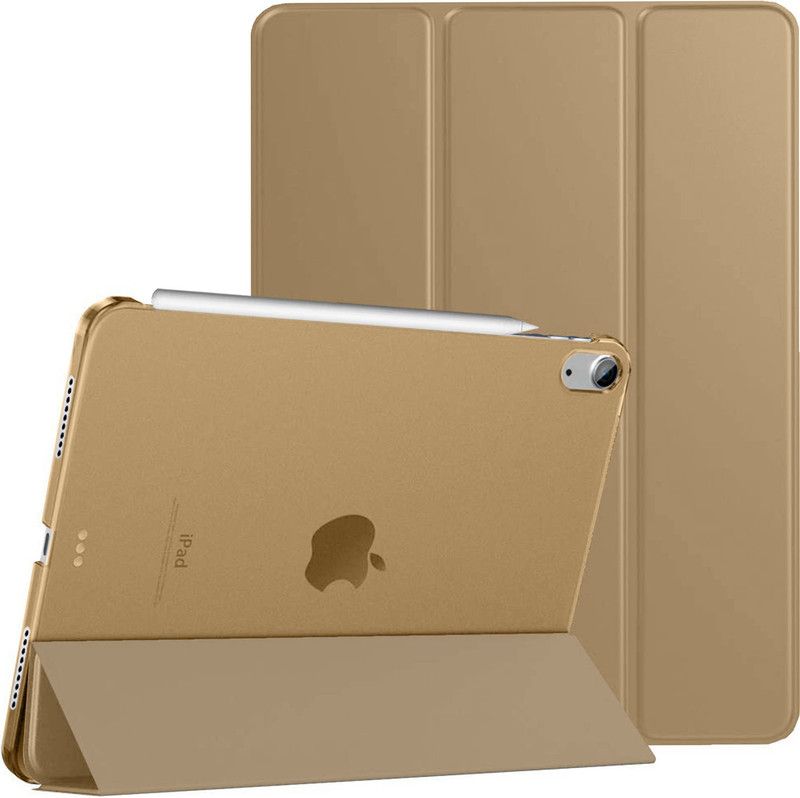 DuraSafe Cases Flip Cover for iPad PRO 11 Inch 1st Gen 2018 [ A1980 A1934 A2013 A1979 ]Smart Cover with Pencil Pair Support  (Gold, Shock Proof, Pack of: 1)