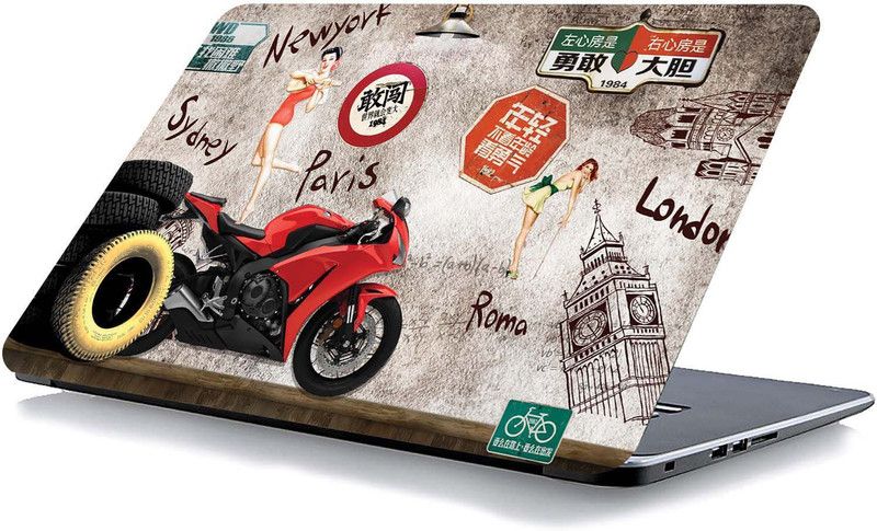qth GRAPHICS LAP-5251 VINYL Laptop Decal 15.6